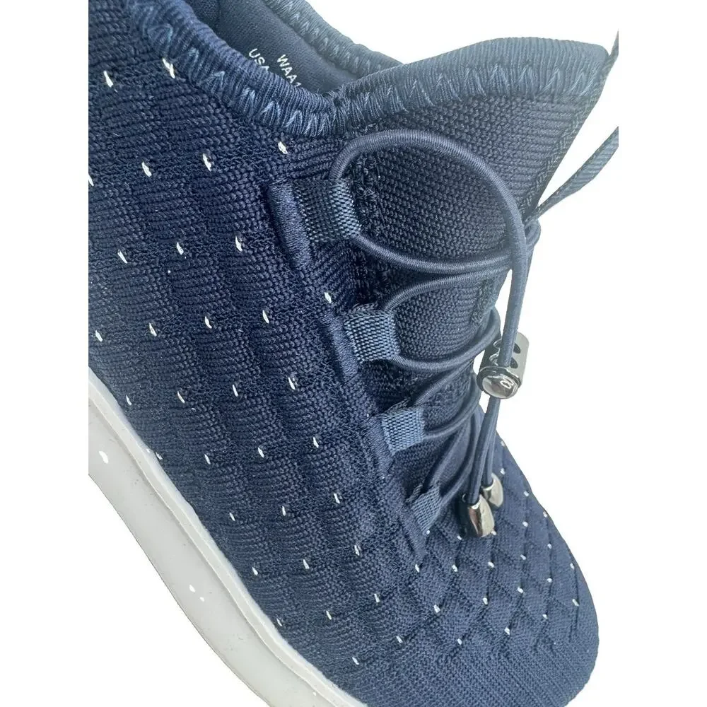 PROPET TravelBound Shoes Womens 8 Narrow Navy Metallic Mesh Slip On Orthopedic